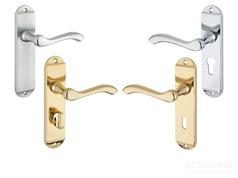 Fulton & Bray ARUNDEL Lever Collection - 175 x 42mm SHORT Backplate FB021  / FB021EP / FB022 / FB023
