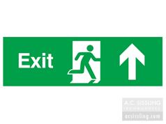  Exit / Running Man/ Arrow Up Signs  