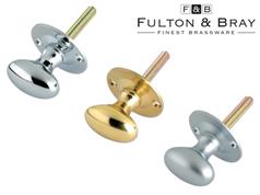 Fulton & Bray FB40 Series Oval Thumb Turns for Rack Bolts 