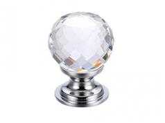 Fulton & Bray FCH03 Facetted Glass Ball Cabinet Knobs 