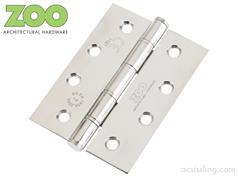 Grade 201 Stainless Steel Washered Hinges 75mm / 3" 