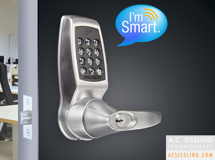 Codelock CL4510 Smart Digital Lever Lock - Standalone - Control by Bluetooth Smartphone or Mifare Card etc