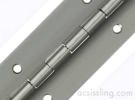 C4810 Heavy 1.2mm Continuous STAINLESS Piano Hinge 51mm Open 