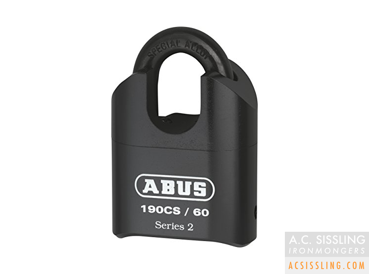 Abus 190CS Resettable Combination Brass Close Shackle Padlock 60mm 