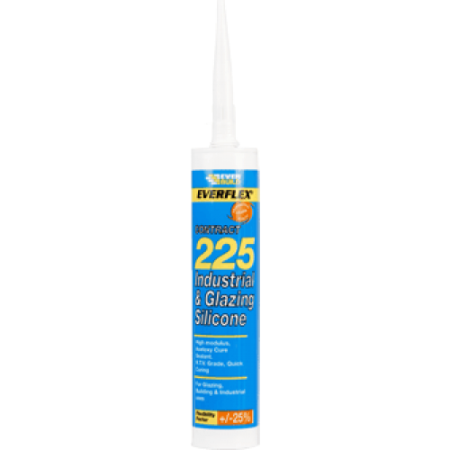 225 Industrial  & Glazing SILICONE Sealant  