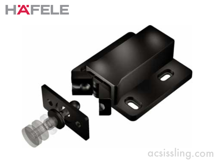 Häfele Hafele Magnetic Catch Pull 8.0 Kg For Mounting Into Metal Or Plastic White 