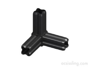 Combitech 90 Deg 3-Spigot Corner Connector  