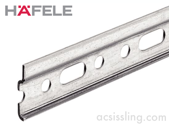 Hafele 290.10.900 Cabinet Wall Hanger Rail 2032mm Lengths 