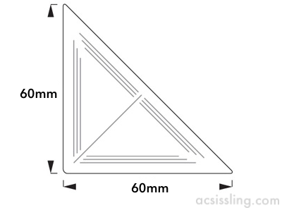 Combitech Aluminium Gusset Plates Pack of 4 