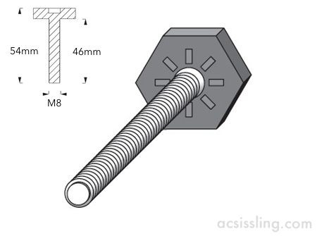 Combitech Adjusting Foot M8  