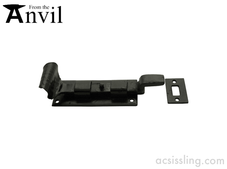 From The Anvil 33014 P/Coat Cupboard Bolt 4' Cranked Black 