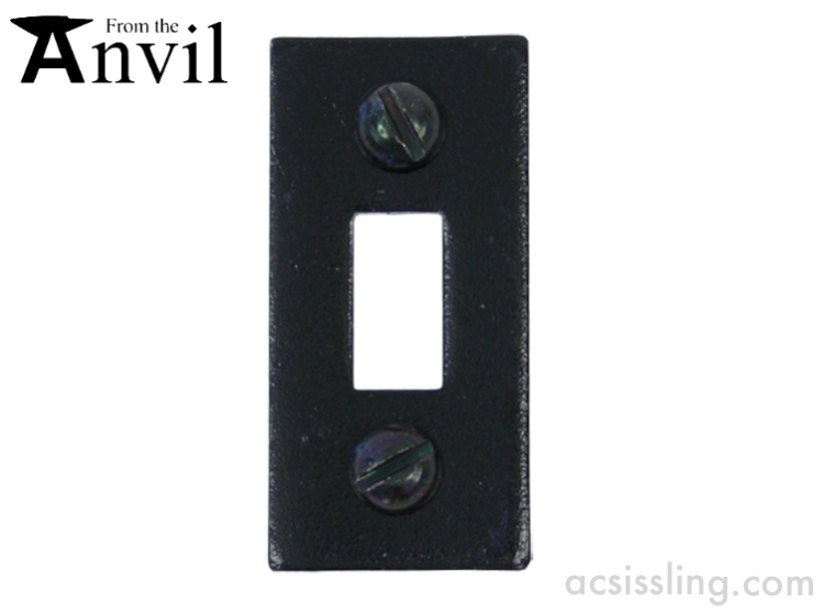 From The Anvil 33014R P/Coat Receiver Plate - Spare Black 