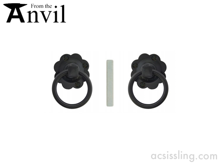 From The Anvil 33017 P/Coat  Ring Handle w/Spindle Black 