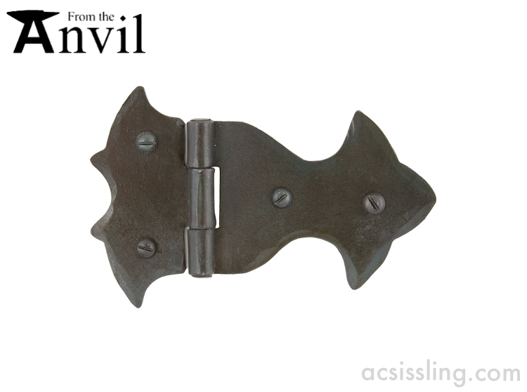 From The Anvil 33219 Ornate Hinge 3"  x 2"'   Wax 