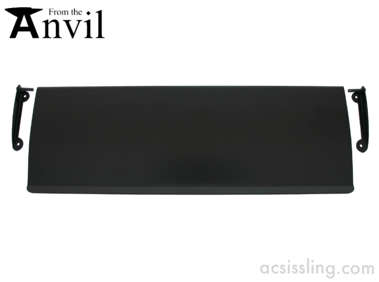 From The Anvil 33227 Letter Plate Cover Powder Coated Black 