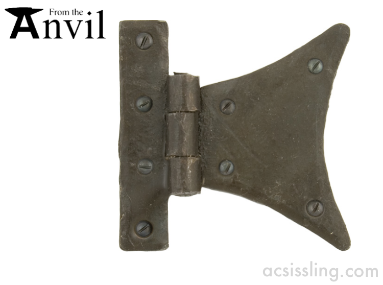 From The Anvil 33258 Half Butterfly Hinge 2' x 2'  Wax 