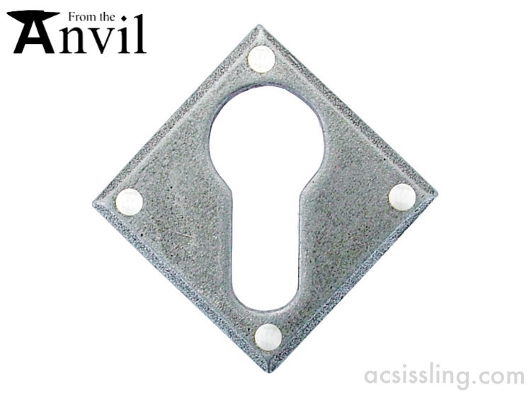 From The Anvil 33622 Diamond Euro Escutcheon Pewter 