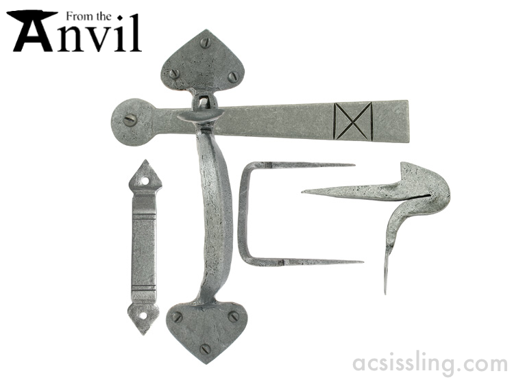 From The Anvil 33638 Gothic Thumblatch Pewter 