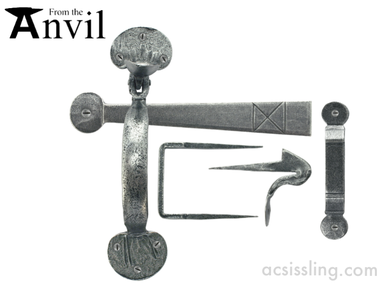 From The Anvil 33649 Medium Bean Thumblatch Pewter 
