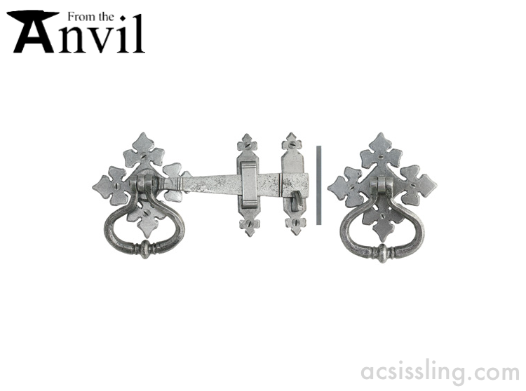 From The Anvil 33685 Shakespeare Latch Pewter 