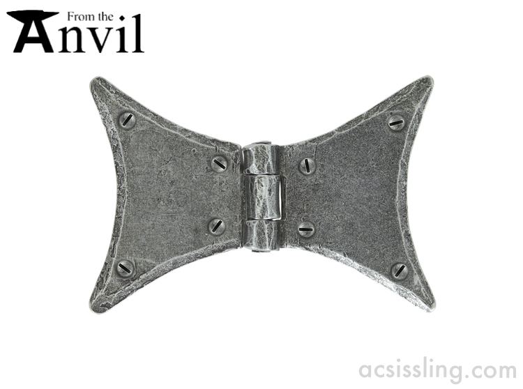 From The Anvil 33687 Butterfly Hinge 2"' Pewter 