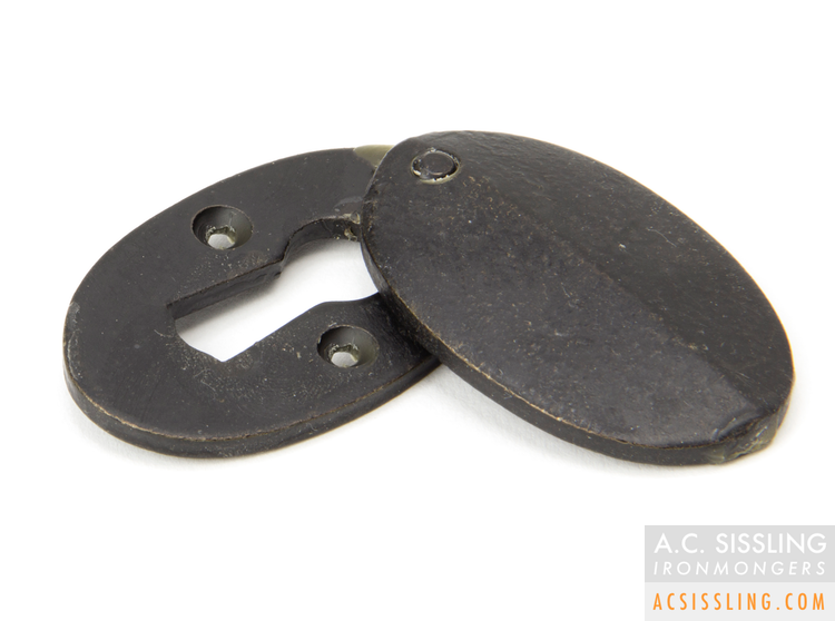 From The Anvil 91500 Oval Escutcheon & Cover - External Beeswax 