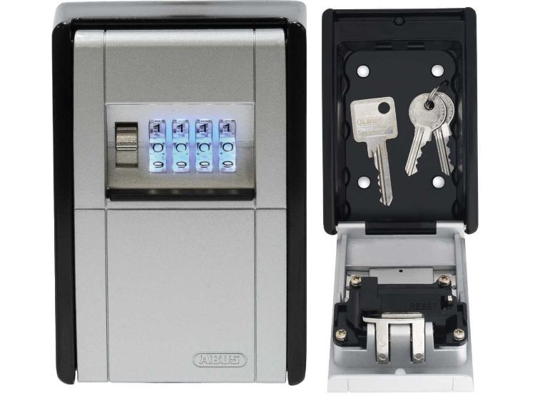 Abus 787BIG LED Illuminated Large Wall Mounted Safe Wheels) - AC