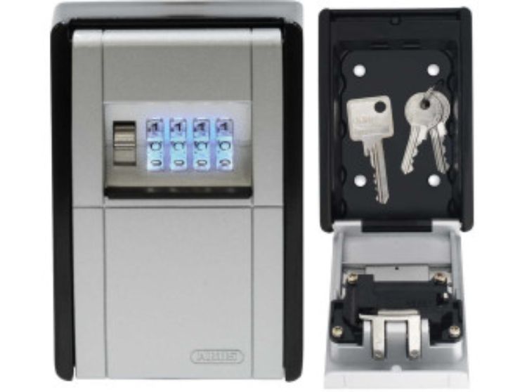 Abus 787 LED Illuminated Large Wall Mounted Key Safe (Dial Wheels) 