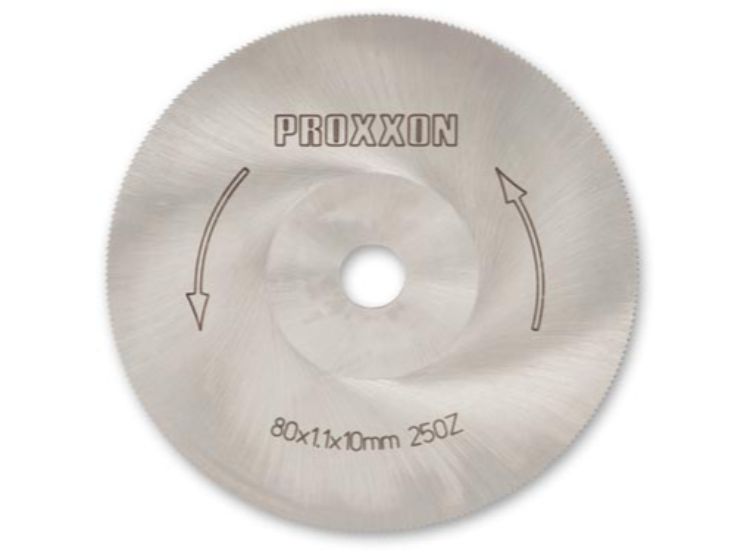 Proxxon High-Alloy HSS Saw Blade for FET and KGS80 80mm Dia T250  105043 (28730)