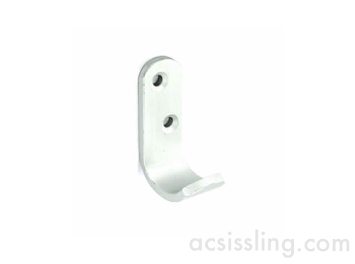 Economy Flat Strip Pattern Aluminium Robe Hook 