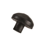 7477 Black Rubber Shelf Buffer for Single Shelf Studs 