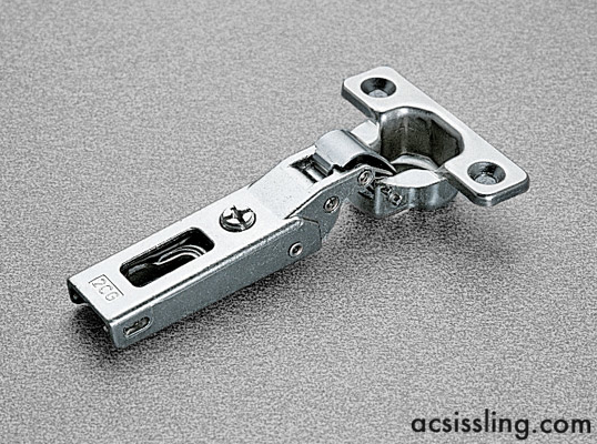 SALICE C4A7G99 Half O/Lay Sprung Hinge Hinge 9mm Crank 26mm Cup 94d Opening 