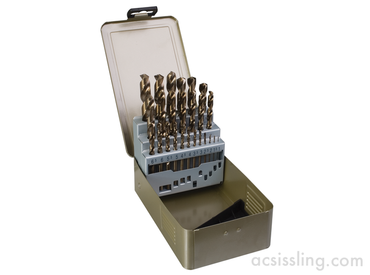 Dart Cobalt HSS Twist Drills - 25 Piece Set 