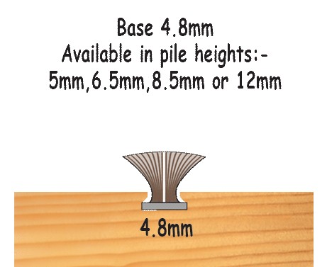 Exitex SLIDE PILE with Centre Fin 4.8mm Base 