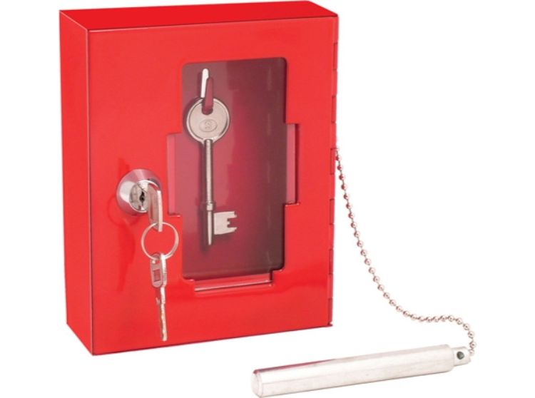 Sterling EB01 Steel Emergency Key Box RED  