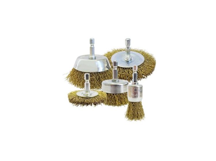 JOSCO Crimped Wire Brush Set - 5 Piece  