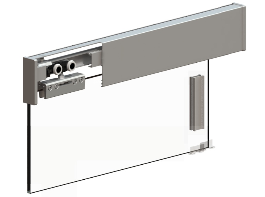 Rothley HERKULES GLASS Interior Door Kits - 100kg Top Hung System 