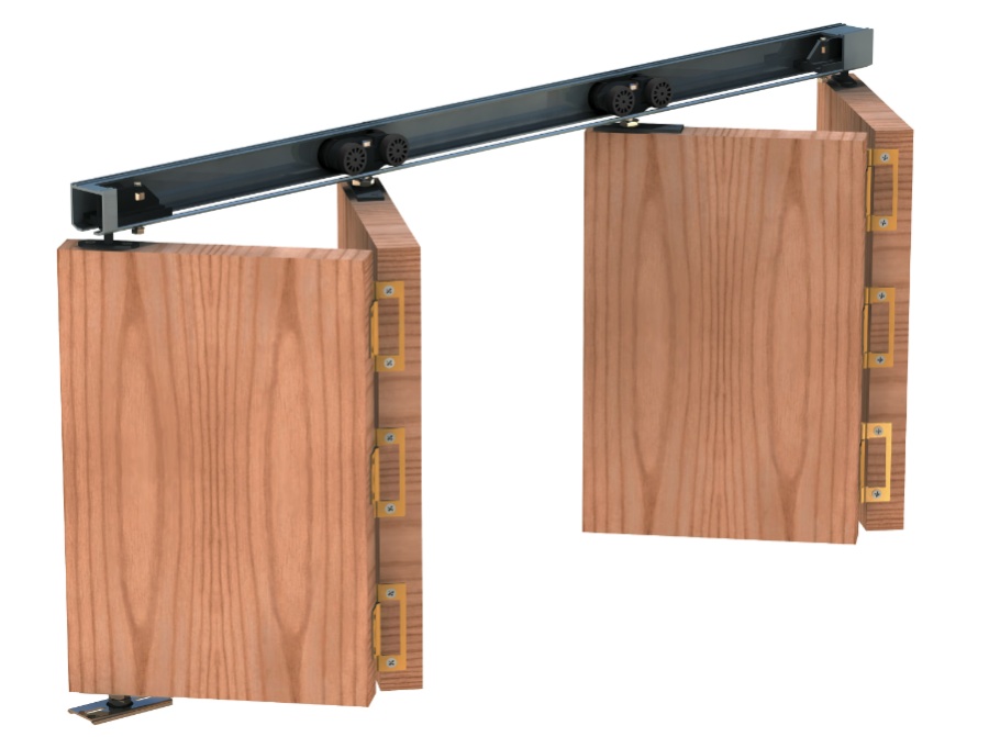 Rothley HERKULES-PLUS Folding Door Kits 40kg Top Hung System 