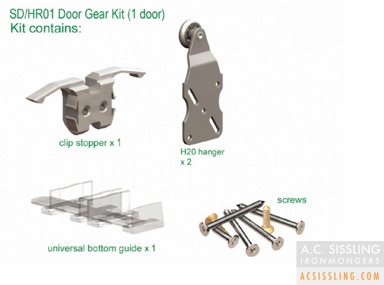 Rothley HORUS SD/HR01 Single Door Component Pack (No Track) 