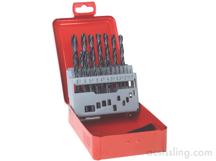 DART HSS Rolled Twist Drill Set 19-Piece  