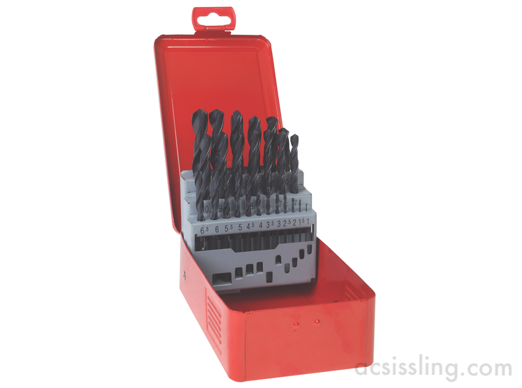 DART HSS Rolled Twist Drill Set 25-Piece  