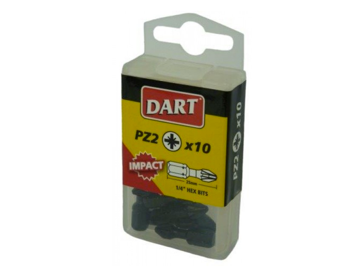 DART Single Impact Driver Bits 25mm - 150mm Phillips PH - Pozi PZ - Torx TX - Slotted