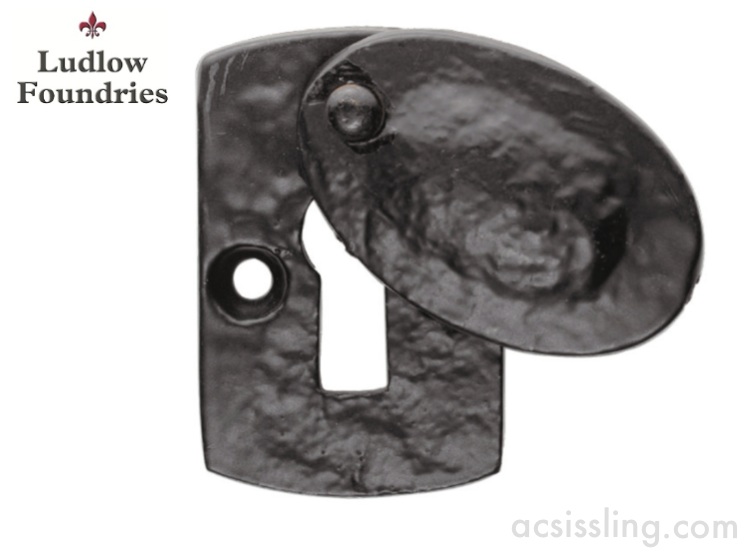 Ludlow Foundries LF5538 Covered Plaque Escutcheon Black Antique 