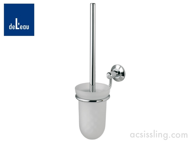 DeLeau LW14CP Tempo Toilet Brush Polished Chrome 