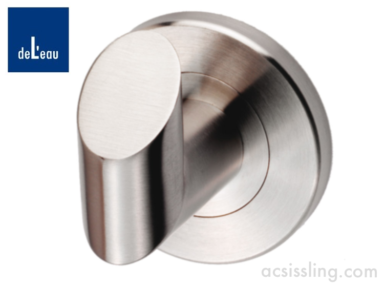 DeLeau LX03SS Stainless Robe Hook Satin Stainless Steel 