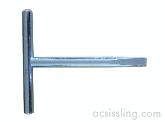 NS-F Steel 'T' Key for Budget Locks 118mm  