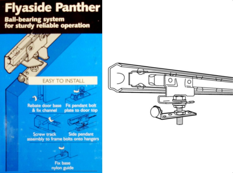 Coburn PANTHER Sliding Door Tracks 90kg Top Hung System 