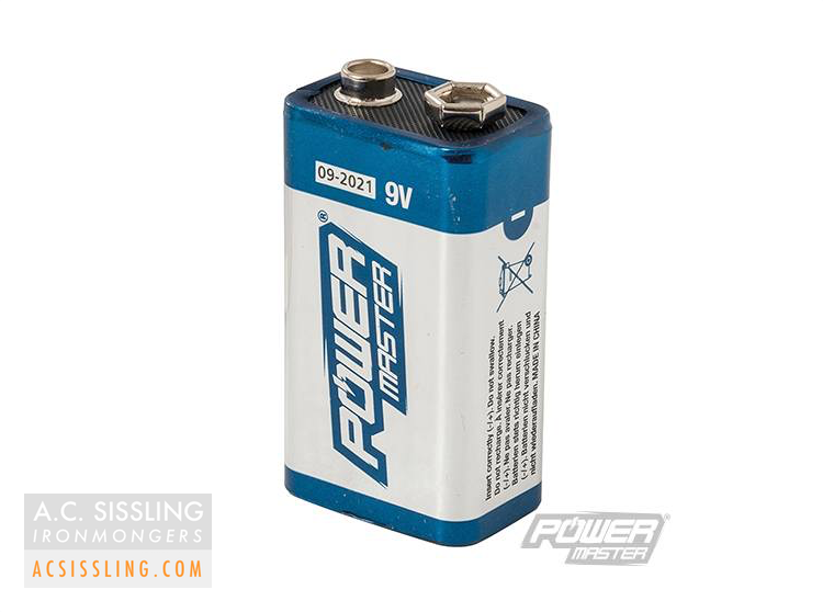 PowerMaster PP3 / 6LR61 Super Alkaline 9v Batteriy 