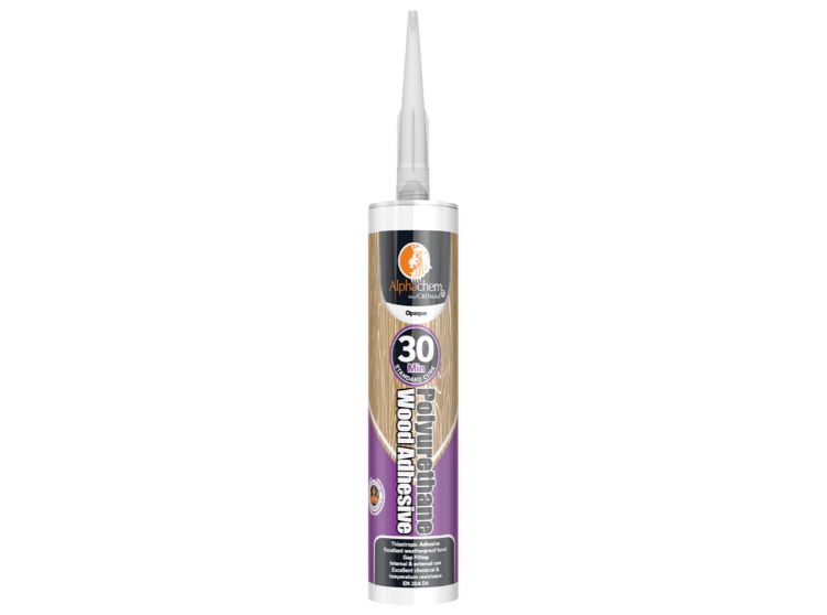 Alphachem PU 30-Min Wood Gel Adhesive Polyurethane Opaque 300ml Cartridge 