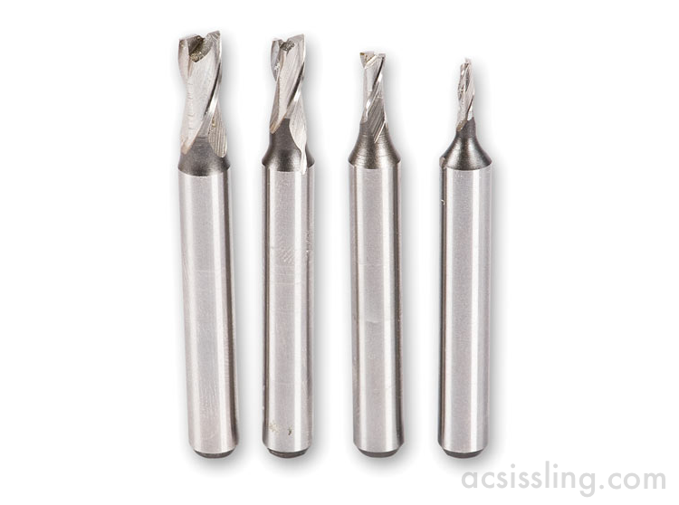 Proxxon 4-Piece HSS Milling Cutter Set 2 - 5mm     474926 / 24610 